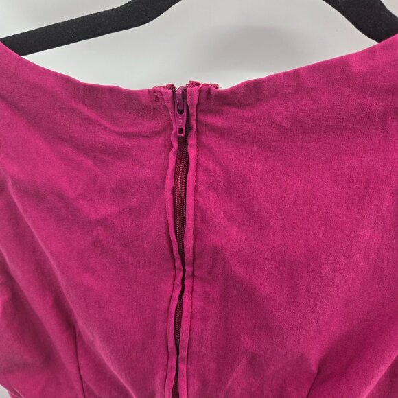 Pinup Couture Pink Erin Wiggle Rockabilly Midi Dress Large - Picture 6 of 7